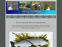 Tablet Screenshot of go-flyfishing.de